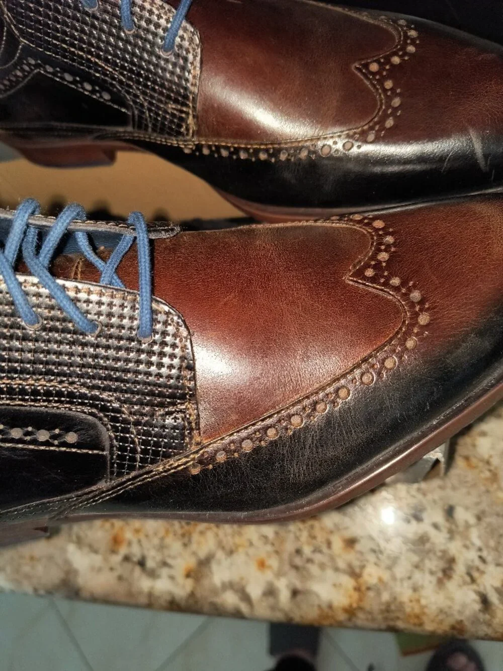 Stacy Adams Kaine Wingtip Oxford shoes / 8.5 size